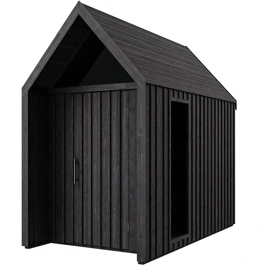 Domek ogrodowy Swedish Barn 1629 czarny V3
