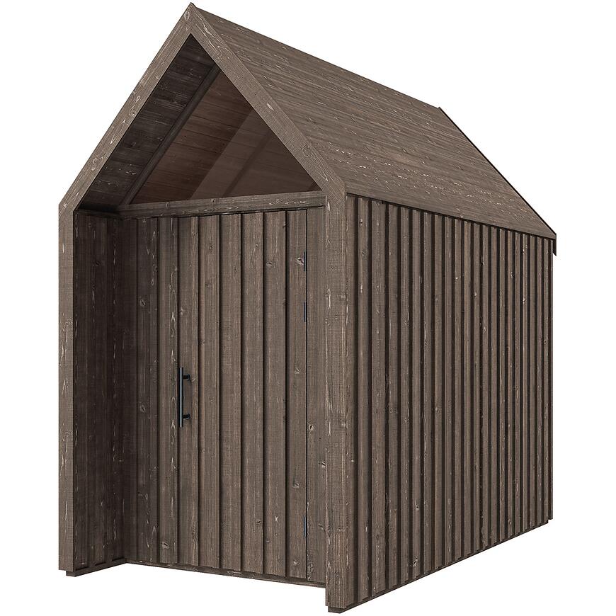 Domek ogrodowy Swedish Barn 1629 brązowy V4