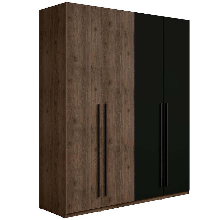 Szafa Wenecja 20 orzech elegant/czarny onyx