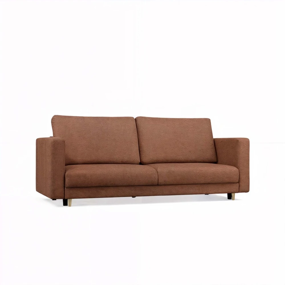 Sofa 3-osobowa rozkładana Linea teracota