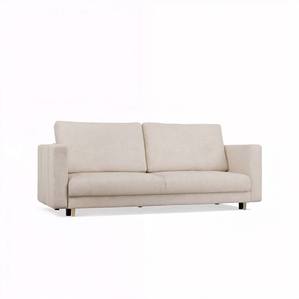 Sofa 3-osobowa rozkładana Linea beżowy