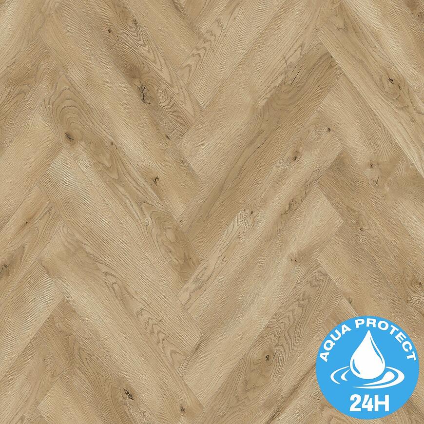 Panele podłogowe wodoodporne jodełka Dąb Stelvio 8mm AC5 Herringbone WR 68563