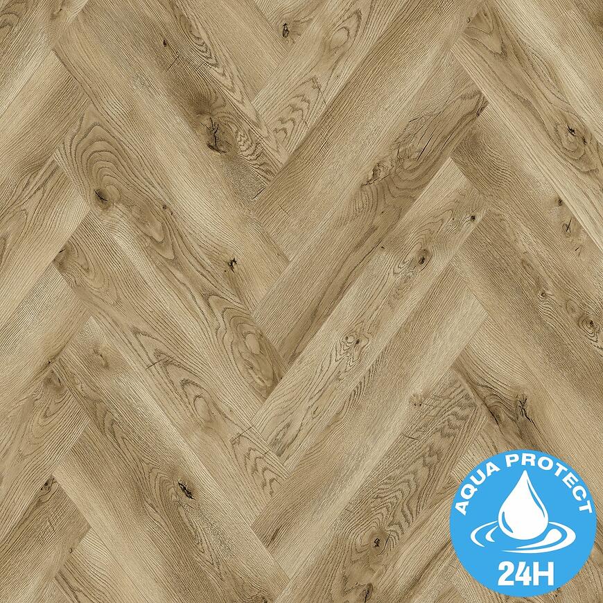 Panele podłogowe wodoodporne jodełka Dąb Brescia 8mm AC5 Herringbone WR 68565