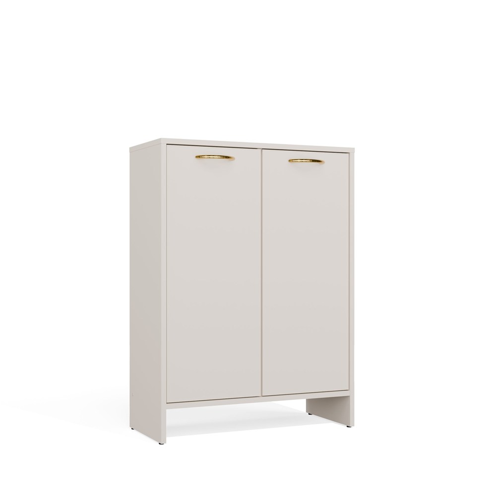 Szafka łazienkowa z koszem Dalia 1K1D kaszmir