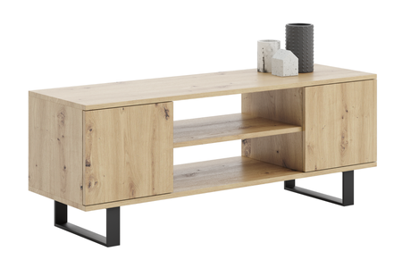 Szafka RTV Focus 135 cm - loft Dąb artisan