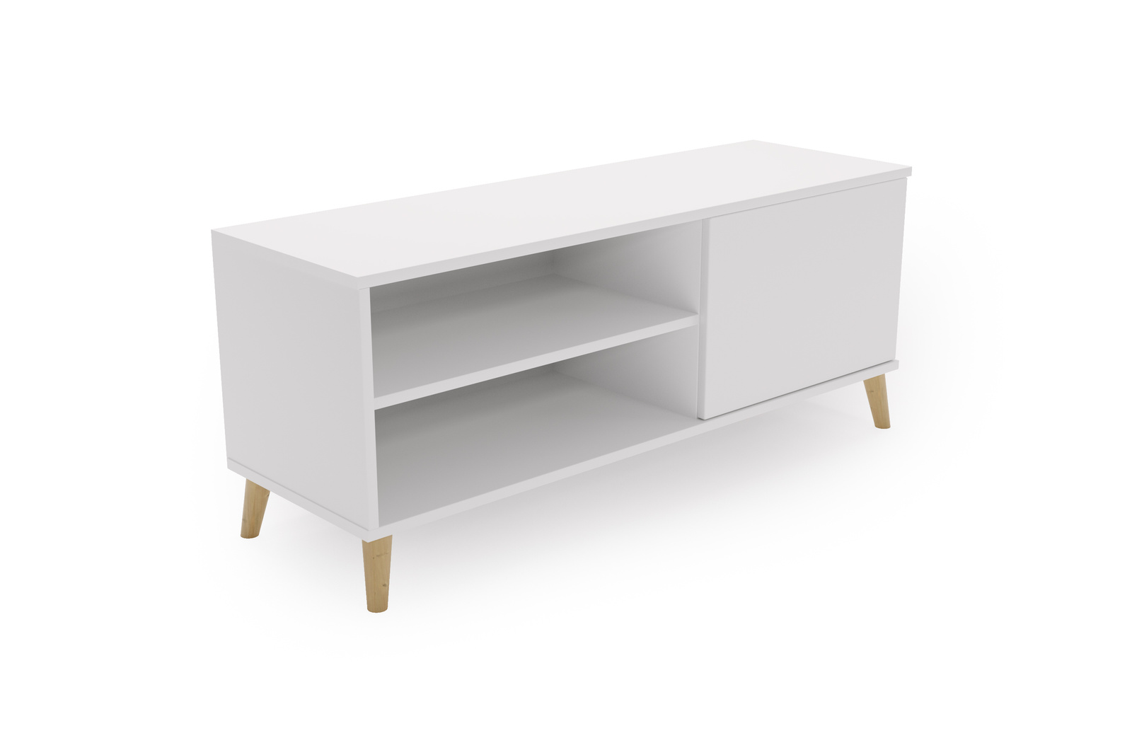 Szafka RTV VIVA 110 cm - kolor Biały