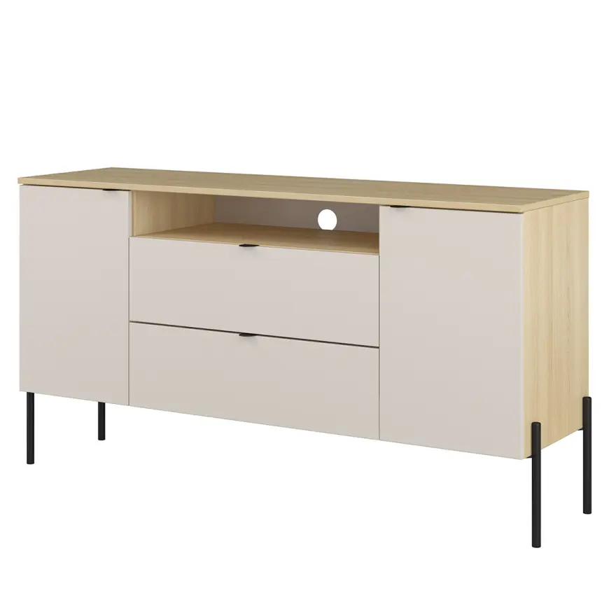Komoda 2d2s Ore 26 Dąb Lindberg/Kaszmir