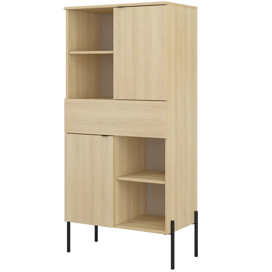 Komoda 2d1s Ore 42 Wysoka Dąb Lindberg