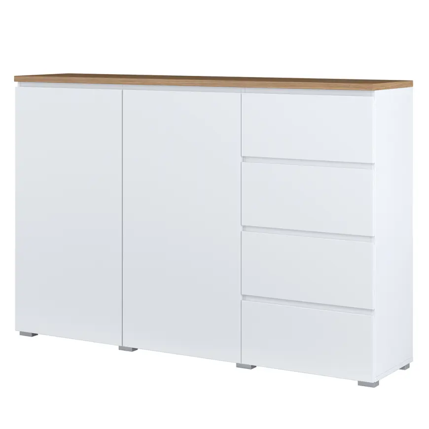 Komoda 2d4s Modo 45 Dąb Mauvella/Biały
